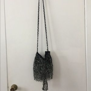 Zara beaded crossbody/shoulder bag